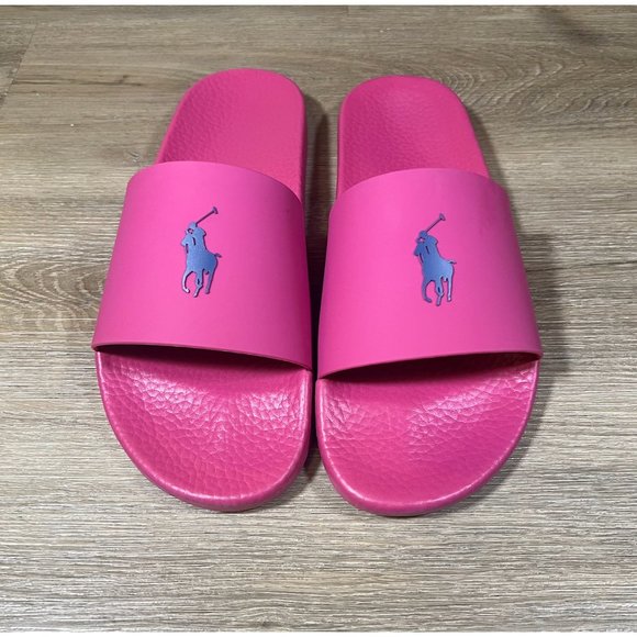 Polo Ralph Lauren Signature Big Pony Slide Sandals - Picture 4 of 7